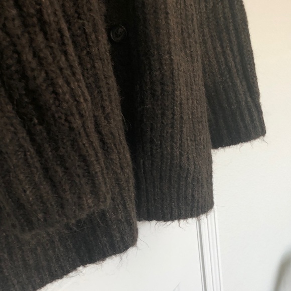 Jenni Kayne Dark Brown Cardigan Sweater - Picture 6 of 8